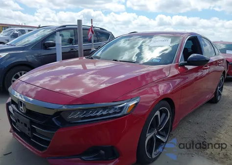 2021 Honda Accord Sport z USA, uszkodzony, nr VIN 1HGCV1F3XMA032011